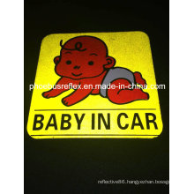 10cm X 10cm Reflective Car Sticker En13356